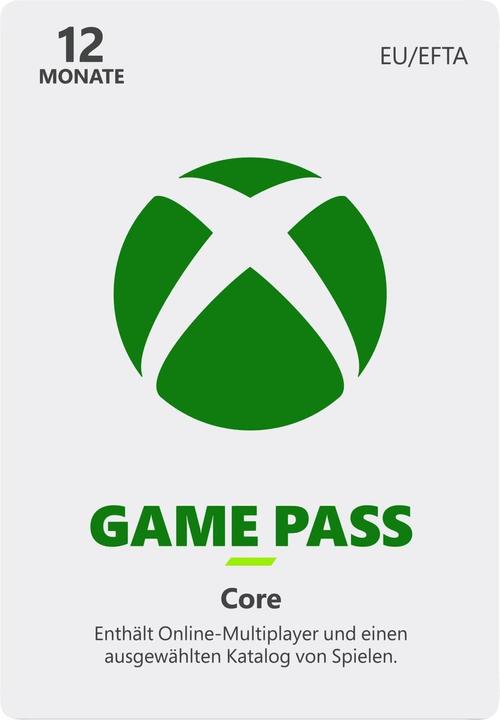 Produktbild Microsoft Xbox Game Pass Core 12 Monate Download Code (12 Monate)