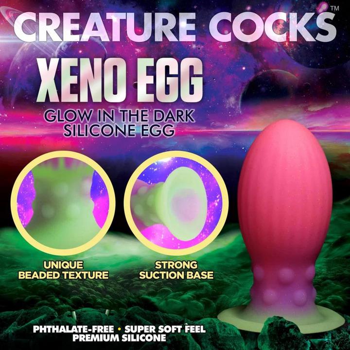 Image du produit Creature Cocks Xeno Egg - Glow in the Dark - Silicone Egg