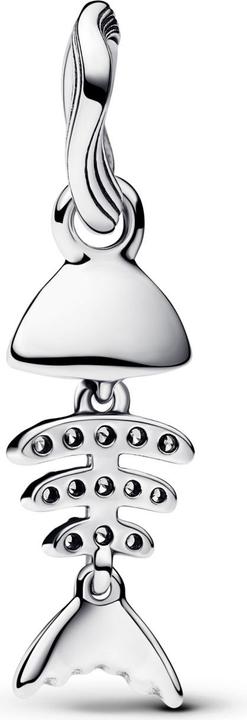 Image du produit Pandora Charm pendentif arête de poisson de couleur turquoise