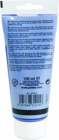Actual product image Pebeo Studio Acrylics Fine Acrylic (Ultramarine dark blue, 100 ml)