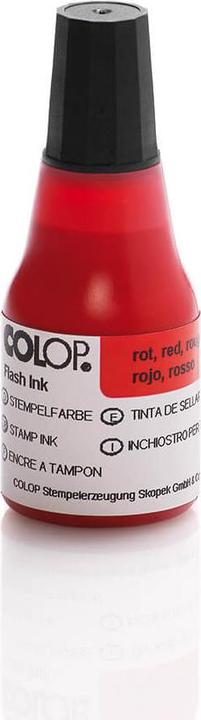 Immagine prodotto Colop Inchiostro Flash rosso, flacone da 25 ml, 146962