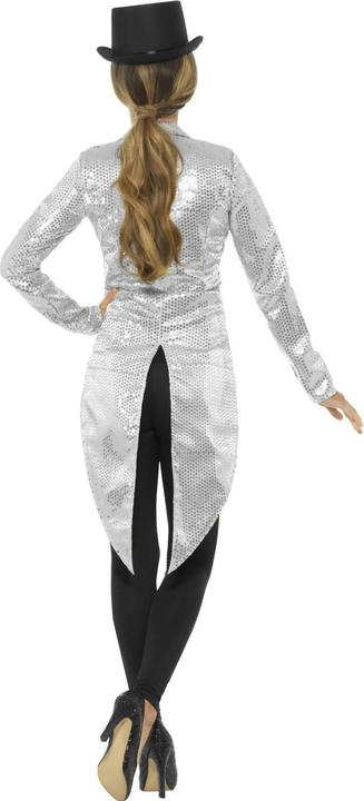 Actual product image Smiffys Womens/Ladies Sequins Costume Tailcoat (S)