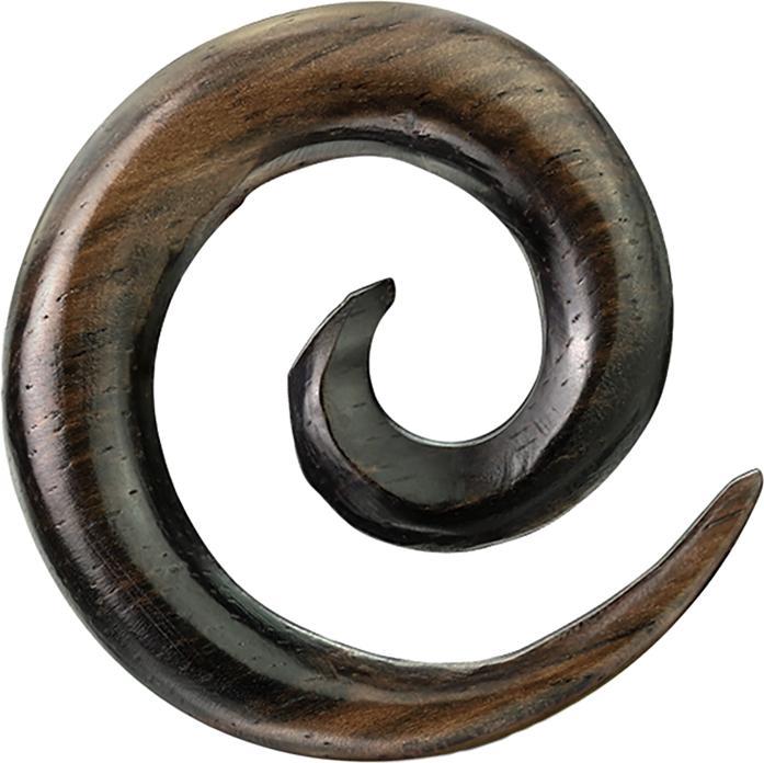 Produktbild Star Piercing Dehnspirale aus Ebenholz (Organisch, ohne Messing)