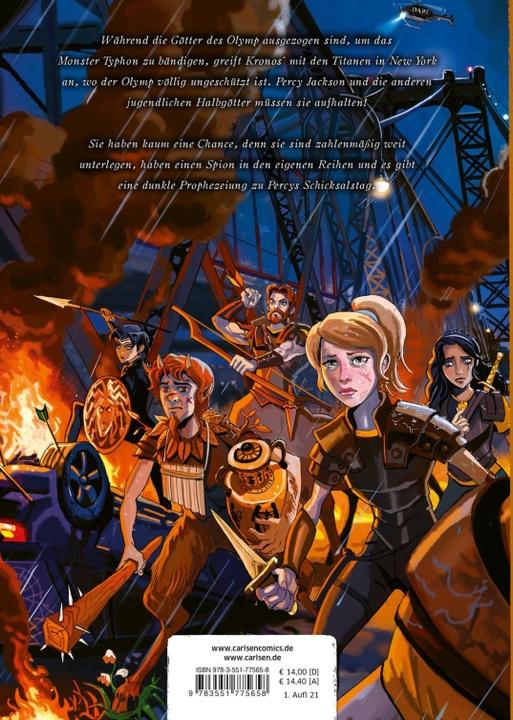Actual product image Percy Jackson (Comic) 5: Die letzte Göttin (German, Rick Riordan., Robert Venditti, 2021)