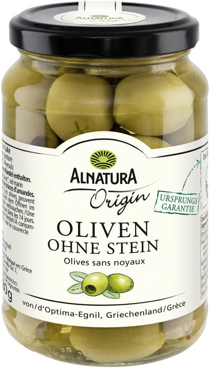 Produktbild Alnatura Bio Origin Oliven ohne Stein (350 g)