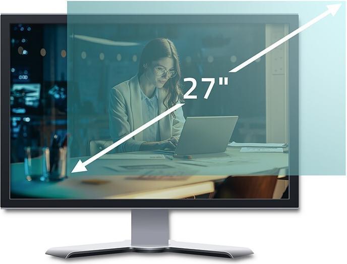 Actual product image Qoltec Filtr światła niebieskiego 27 | 16:9 | Ochrona wzroku | Anti Glare | Matowy | na monitor (27", 16 : 9)