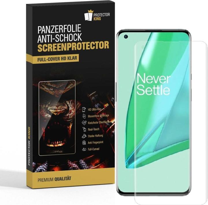 Produktbild Protectorking 3x Panzerfolie Anti-Shock HD Klar (3 Stück, OnePlus 9)