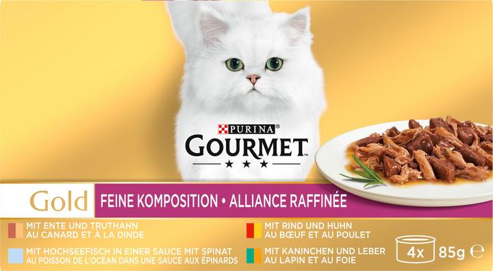 Gourmet Compositions fines (Adulte, 4 pcs, 85 g)