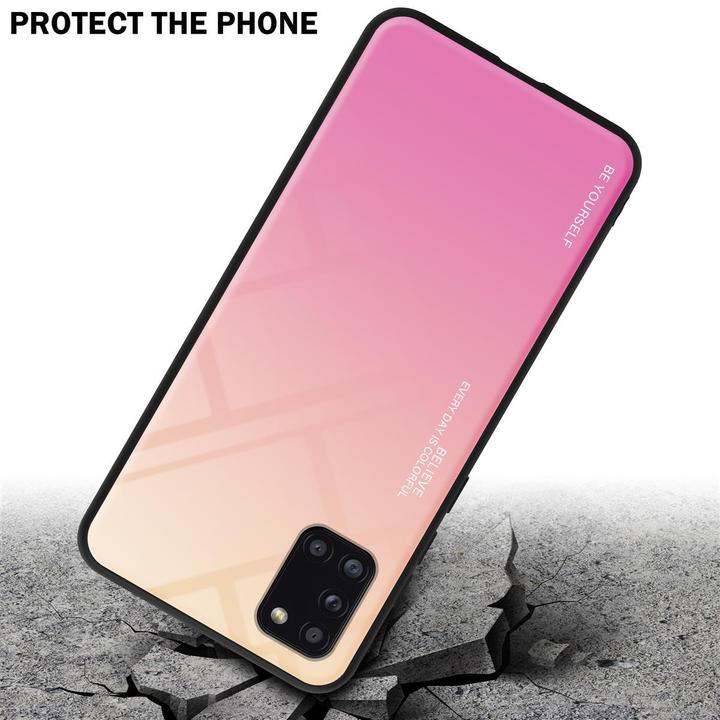 Productafbeelding Cadorabo TPU 2 kleuren glasdekking (Samsung Galaxy A31)