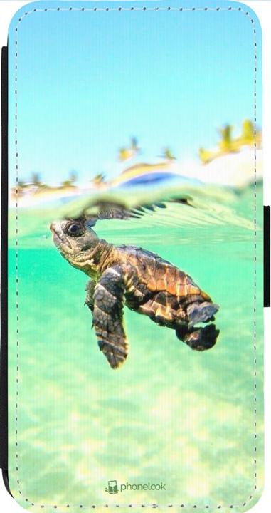 Actual product image PhoneLook Coque Wallet noir Turtle Underwater (Apple iPhone 13 Pro Max)
