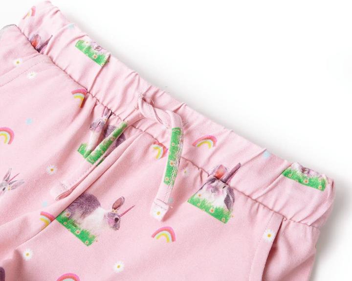 Immagine prodotto VidaXL Pantaloncini da bambino con coulisse Rosa chiaro 104,Materiale: 92 (104)