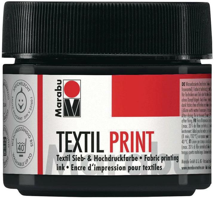 Produktbild Marabu Texil Print (Black, 100 ml)