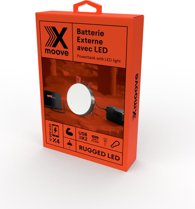Actual product image Livoo Powerbank 10 000 mAh with LED light (10000 mAh, 20 W)