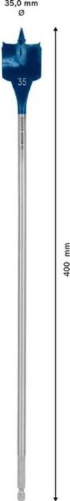 Produktbild Bosch Professional Zubehör EXPERT Self Cut Speed Flachfräsbohrer, 35 x 400 mm (35 Millimeter)