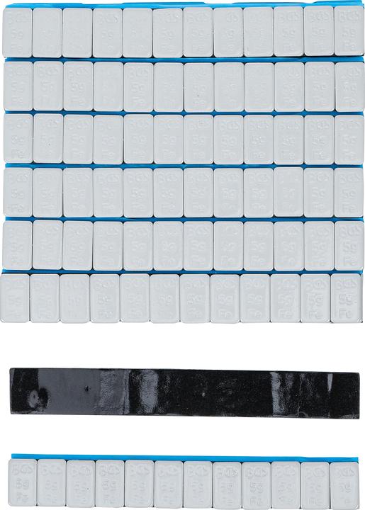 Actual product image BGS Wheel Balancing Weights | 12 x 5 g | 50 pcs.