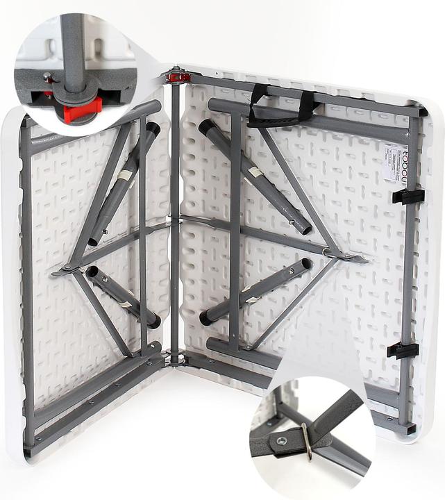 Produktbild Wiltec Campingtisch klappbar Klapptisch Partytisch Buffettisch Tisch Gartentisch