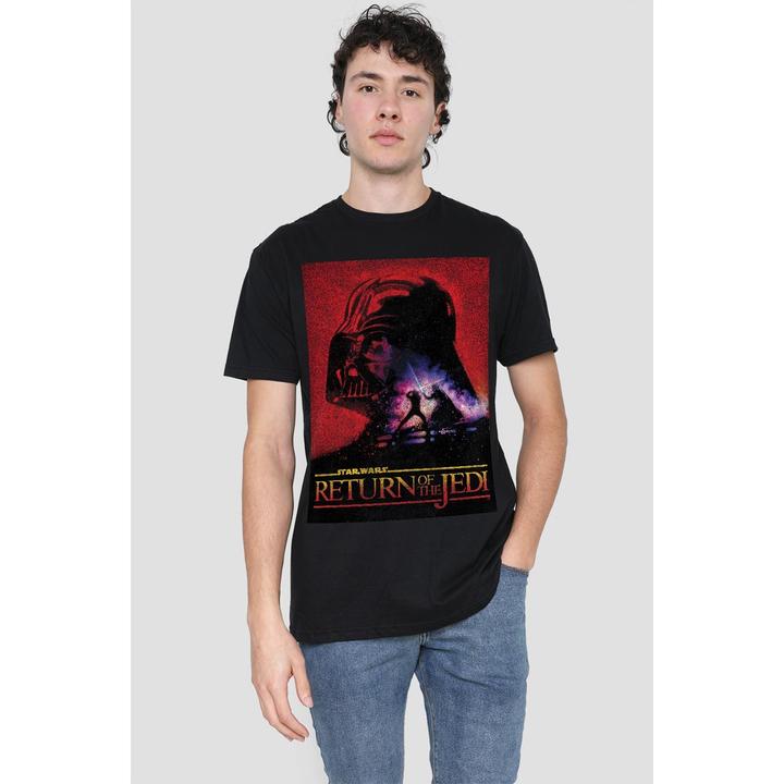 Actual product image Star Wars Mens Return Of The Jedi Block T-Shirt (M)