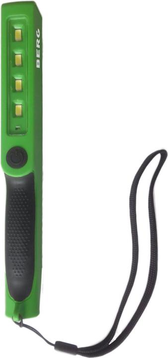 Actual product image Berg BCL SLIM LED 4+1 rechargeable battery hand lamp 2W