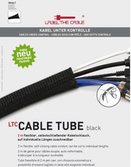 Immagine prodotto Label-the-cable Organizzatore di cavi bianco 1 pezzo (LTC 5120) (Tubo cavi, 200 cm)