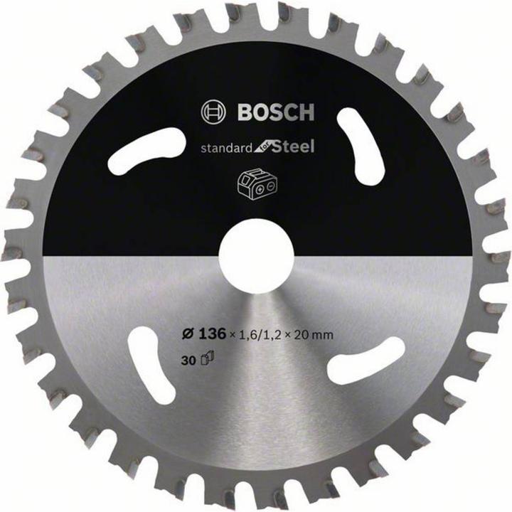 Bosch Professional Zubehör PRO Steel cordless Kreissägeblatt, 136 x 1,6 x 20 mm