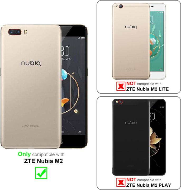 Actual product image Cadorabo Full screen display protection glass (1 Piece, ZTE Nubia M2)