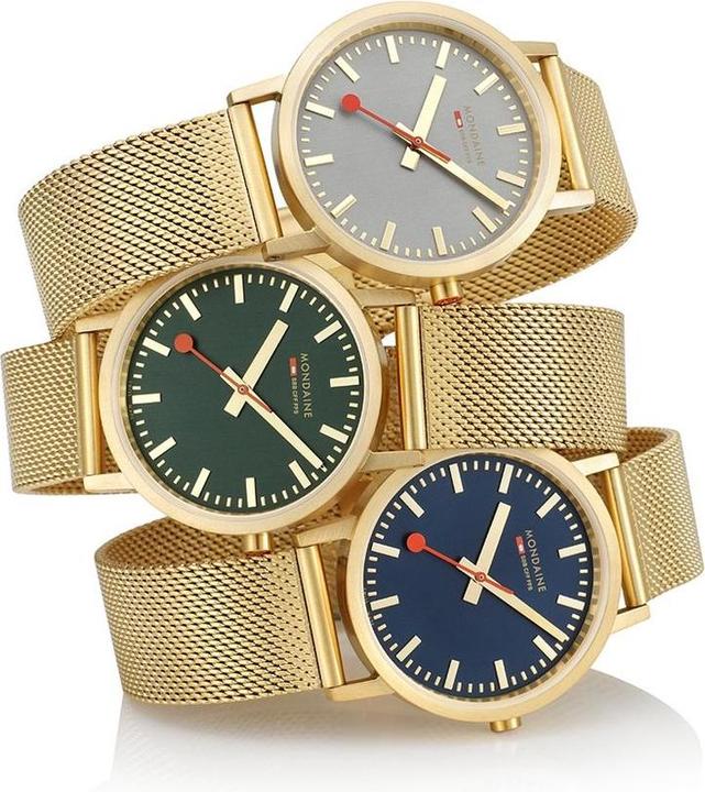Image du produit Mondaine Classic - inspiré par la nature - Ip Gold (Montre analogique, 36 mm)