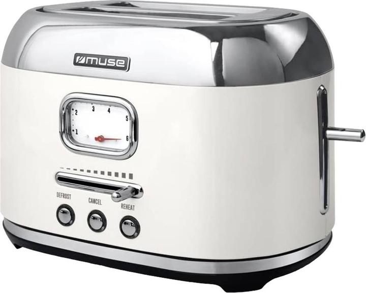 Muse MS120 SC Stainless Steel Toaster beige