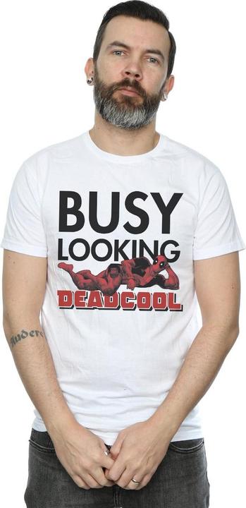 Actual product image Mens Deadpool Busy Looking Deadcool T-Shirt (4XL)
