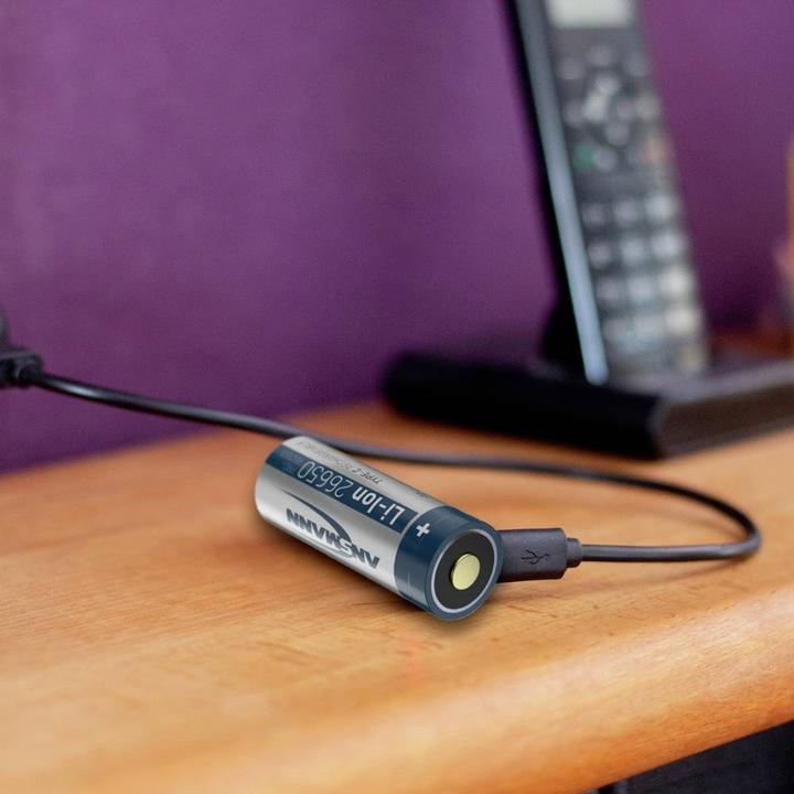 Actual product image Ansmann Type-C Rechargeable (1 pcs., 26650, 5100 mAh)