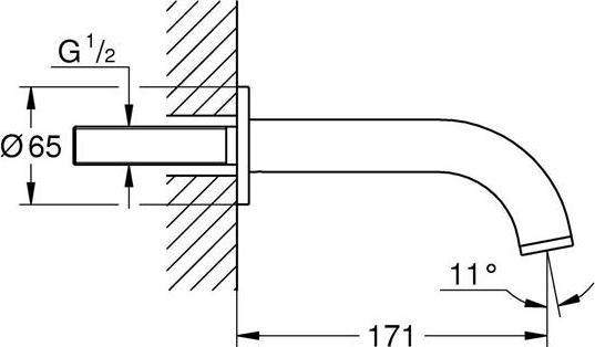 Produktbild Grohe Wanneneinlauf ATRIO ha graph gebü