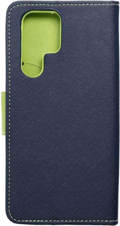 Actual product image Fancy Book Book case OEM for SAMSUNG S22 ULTRA navy / lime (Samsung Galaxy S22 Ultra)