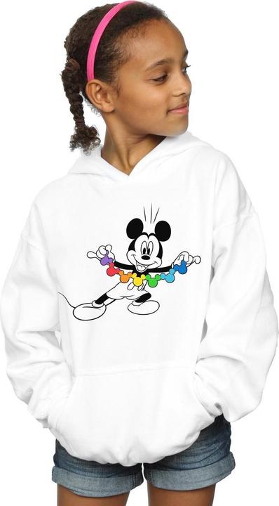 Image du produit Disney - Sweat à capuche MICKEY MOUSE RAINBOW CHAIN - Fille (140, 146)