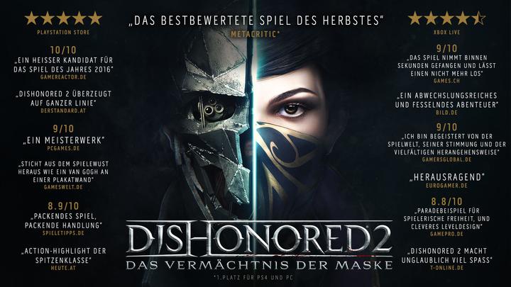 Actual product image Bethesda Dishonored 2: The Legacy of the Mask (Windows, DE)