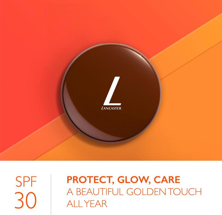 Actual product image Lancaster Sun 365 - Compact Powder Cream Medium 02 (Sun cream face, SPF 30, 9 g)