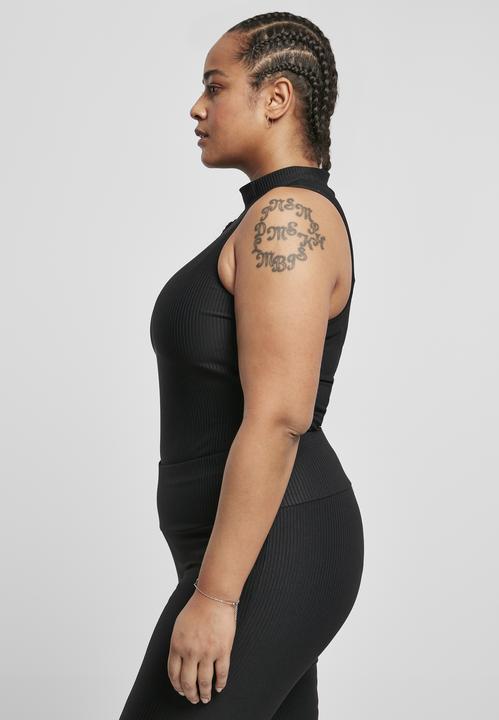 Immagine prodotto Urban Classics Body donna senza maniche con collo alto a costine (5XL)