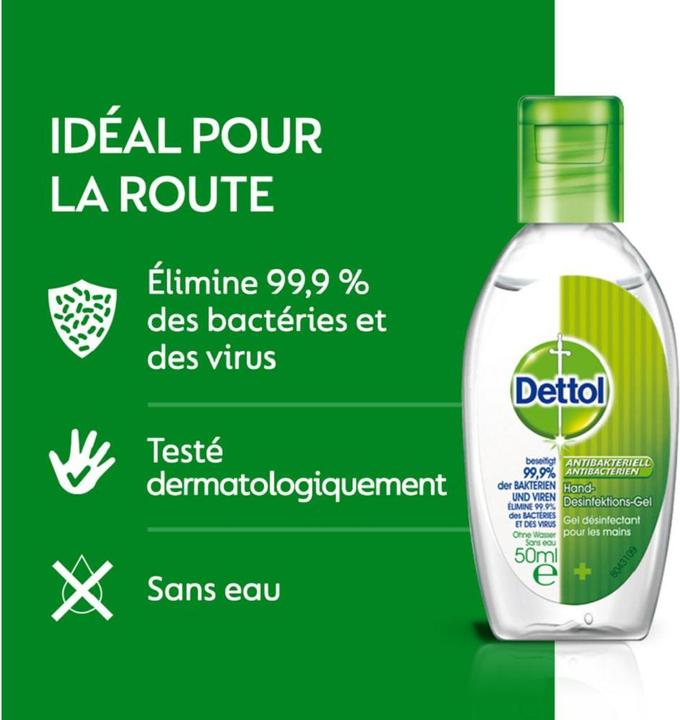 Actual product image Dettol Hand disinfection gel (50 ml)