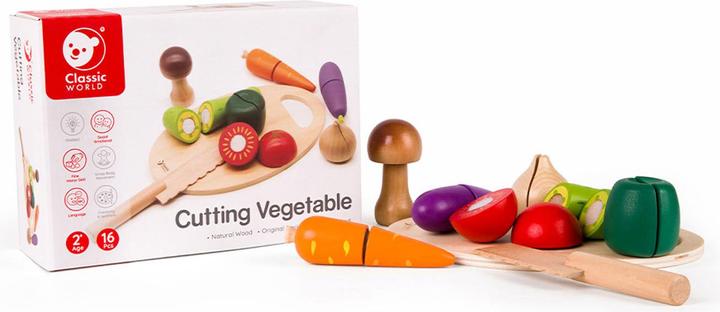 Classic World Wooden vegetables