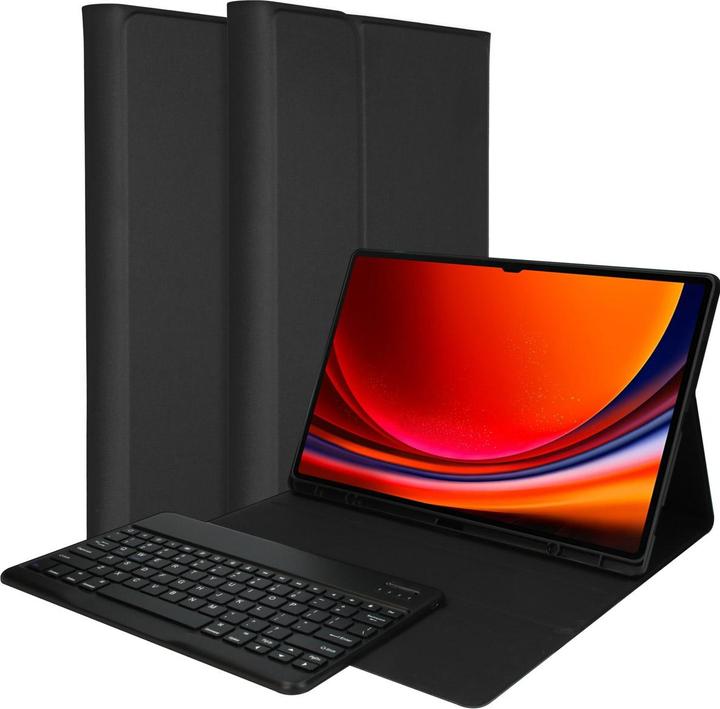 Produktbild Accezz QWERTY Bluetooth Keyboard Bookcase Samsung Galaxy Tab S9 Ultra 14.6 inch - Zwart (Eng. Int.)