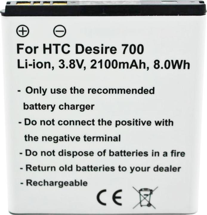 Produktbild AccuCell Akku HTC Desire 700 Akku BAS 970, 35H00215-00M