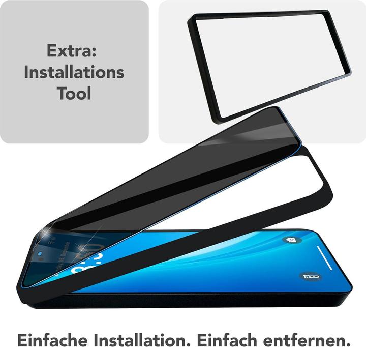 Immagine prodotto Nalia AntiSpyX - Privacy Schutzglas mit Schablone - Full Screen Anti-Spy Protector (1 Pezzo/i, Samsung Galaxy S25 Ultra)
