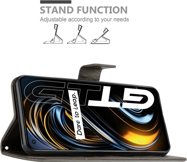 Actual product image Cadorabo Flower Book Case for Realme GT / GT Neo 2T / Q3 PRO (Realme GT Neo 2T, Realme Q3 Pro 5G)