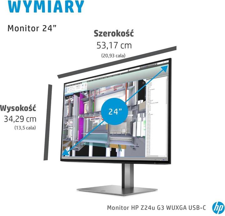 Produktbild HP Z24u G3 (1920 x 1200 Pixel, 24")