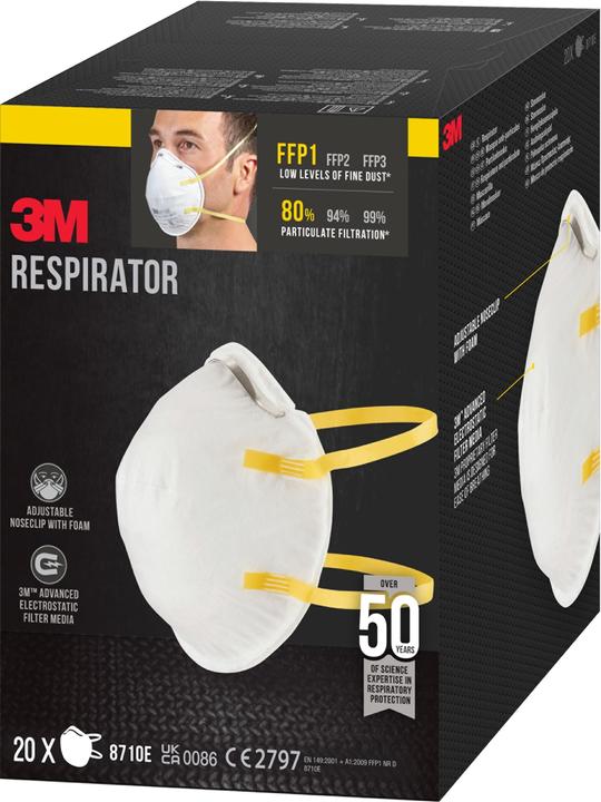 Produktbild 3M Atemschutzmaske 8710E (FFP1, 20 x)
