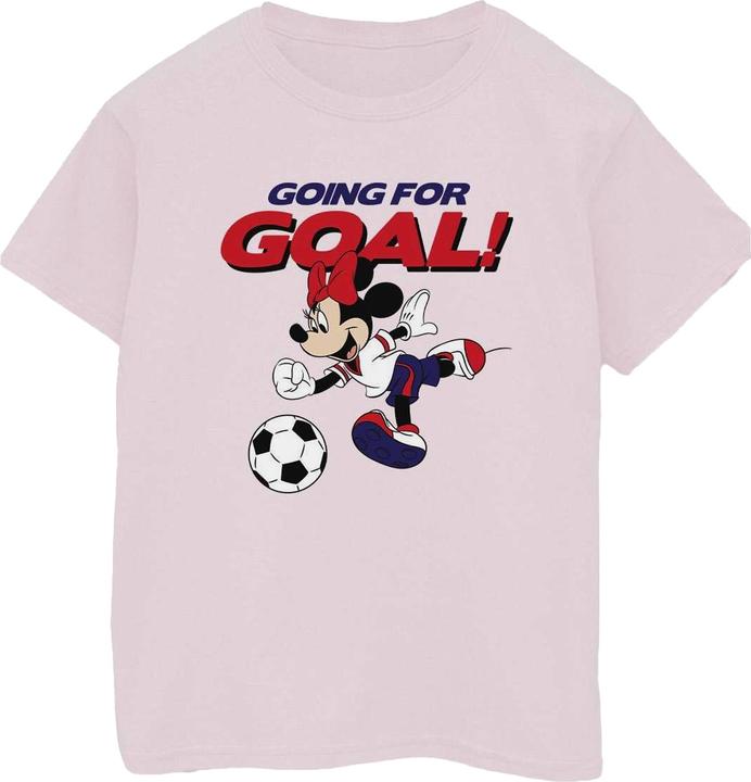 Actual product image Disney Mens Minnie Mouse Going For Goal T-Shirt (M)
