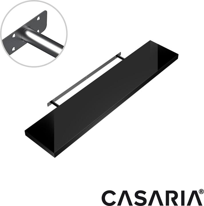 Immagine prodotto Casaria 2x Scaffali galleggianti (50 x 23 x 3,8 cm)