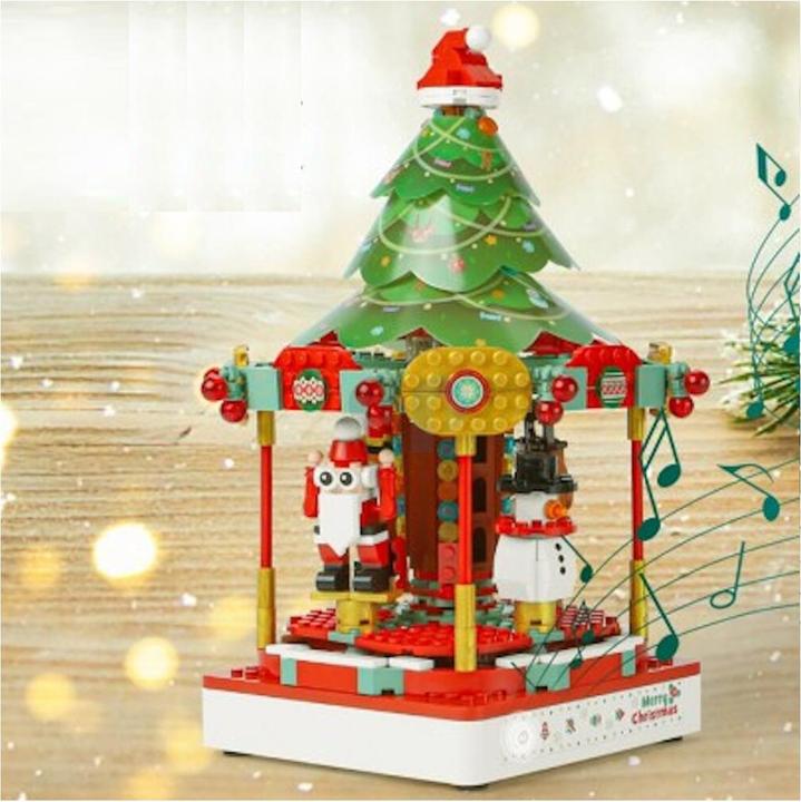 Actual product image Jaki Christmas carousel with music