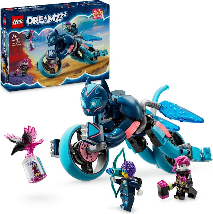 Produktbild LEGO Zoeys Katzenmotorrad (71479, LEGO Dreamzzz)