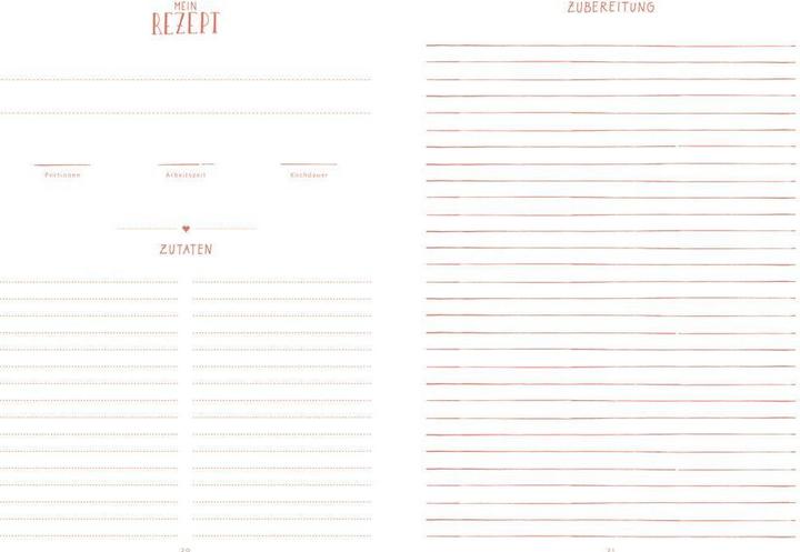 Immagine prodotto Meine liebsten Rezepte - Einschreibbuch (einfach leben) (Tedesco, 2022)