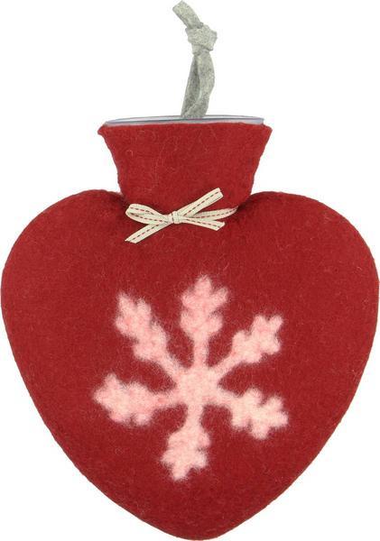 Dorothee Lehnen Bouillotte snowflake, 0.7 l, rouge (0.70 l)