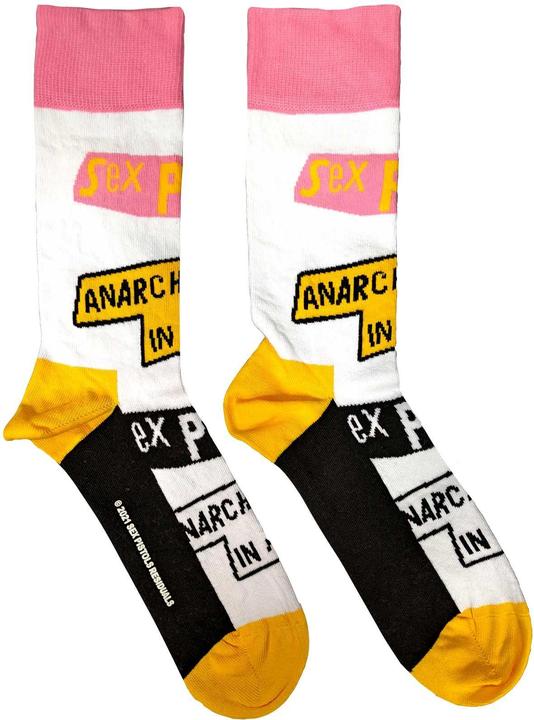 Sex Pistols Unisex Adult Anarchy In The UK Socks (40.5 - 44.5)